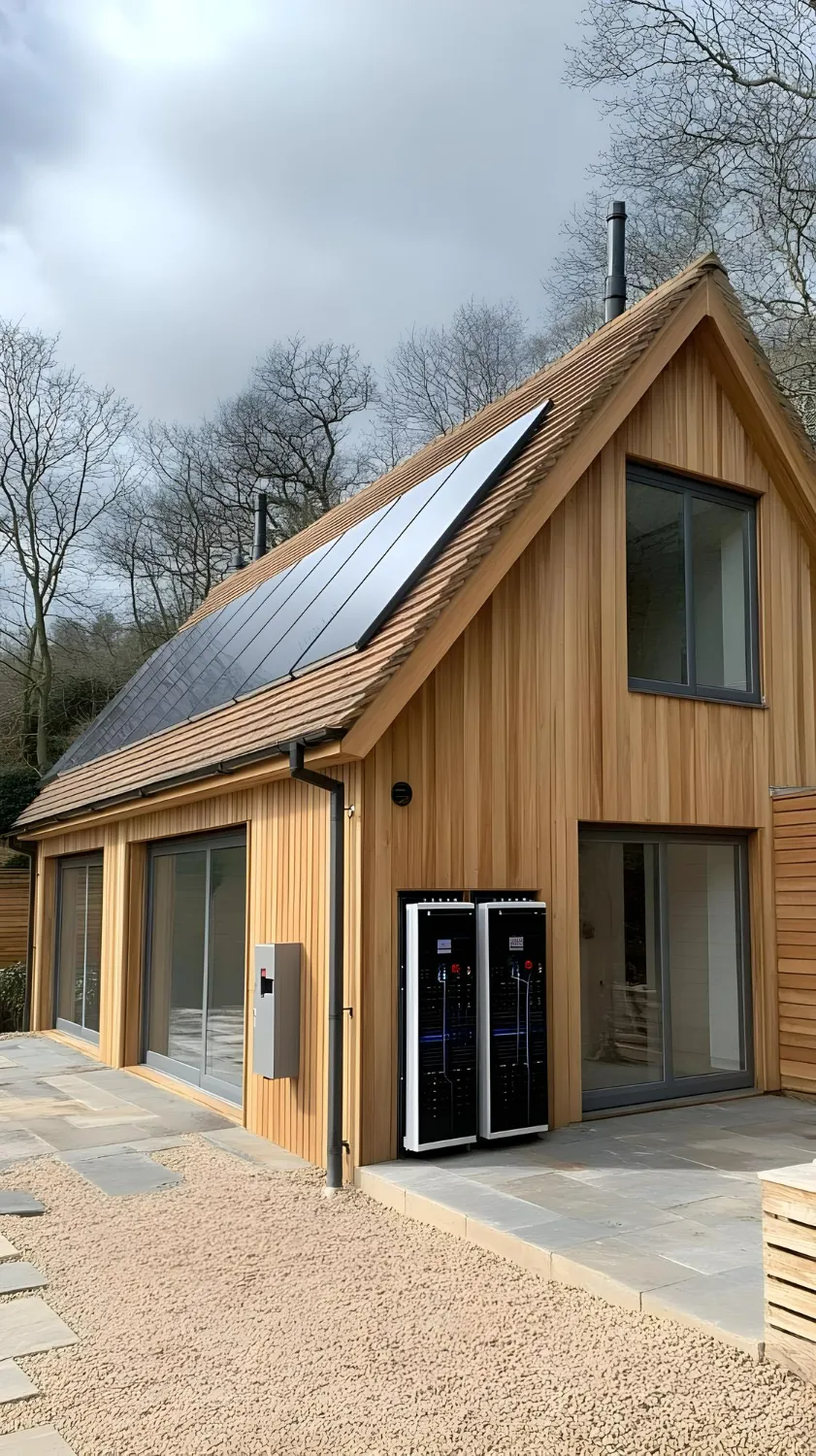 Photovoltaïque sur un chalet